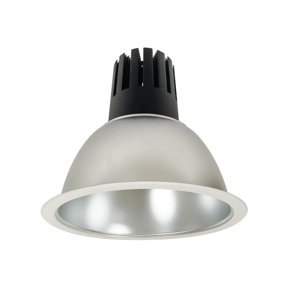 8" Sapphire III Round Open Reflector, 4500lm, 3500K, Flood Optic, Diffused Clear Reflector/Matte