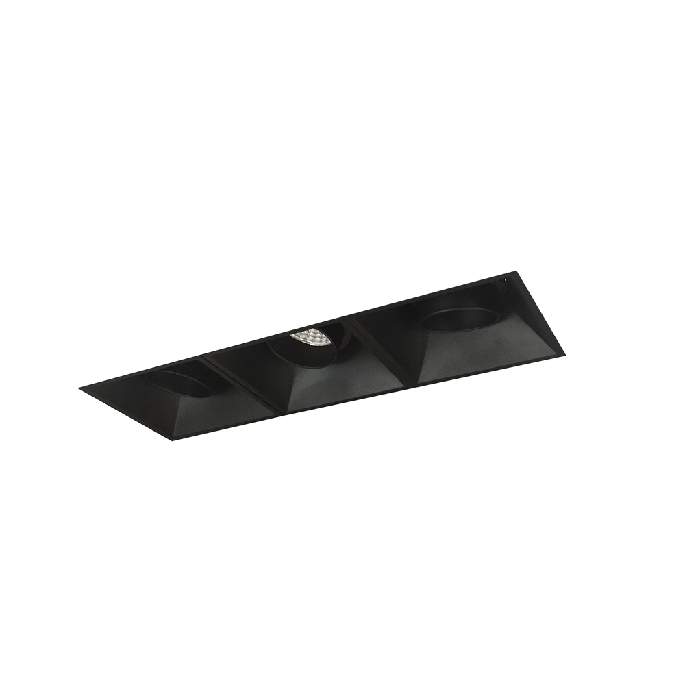 Iolite MLS 3-Head Trimless Reflector Kit, 2700K, 1000lm, Black Fixed Downlt./Adj. Gimbal Trims