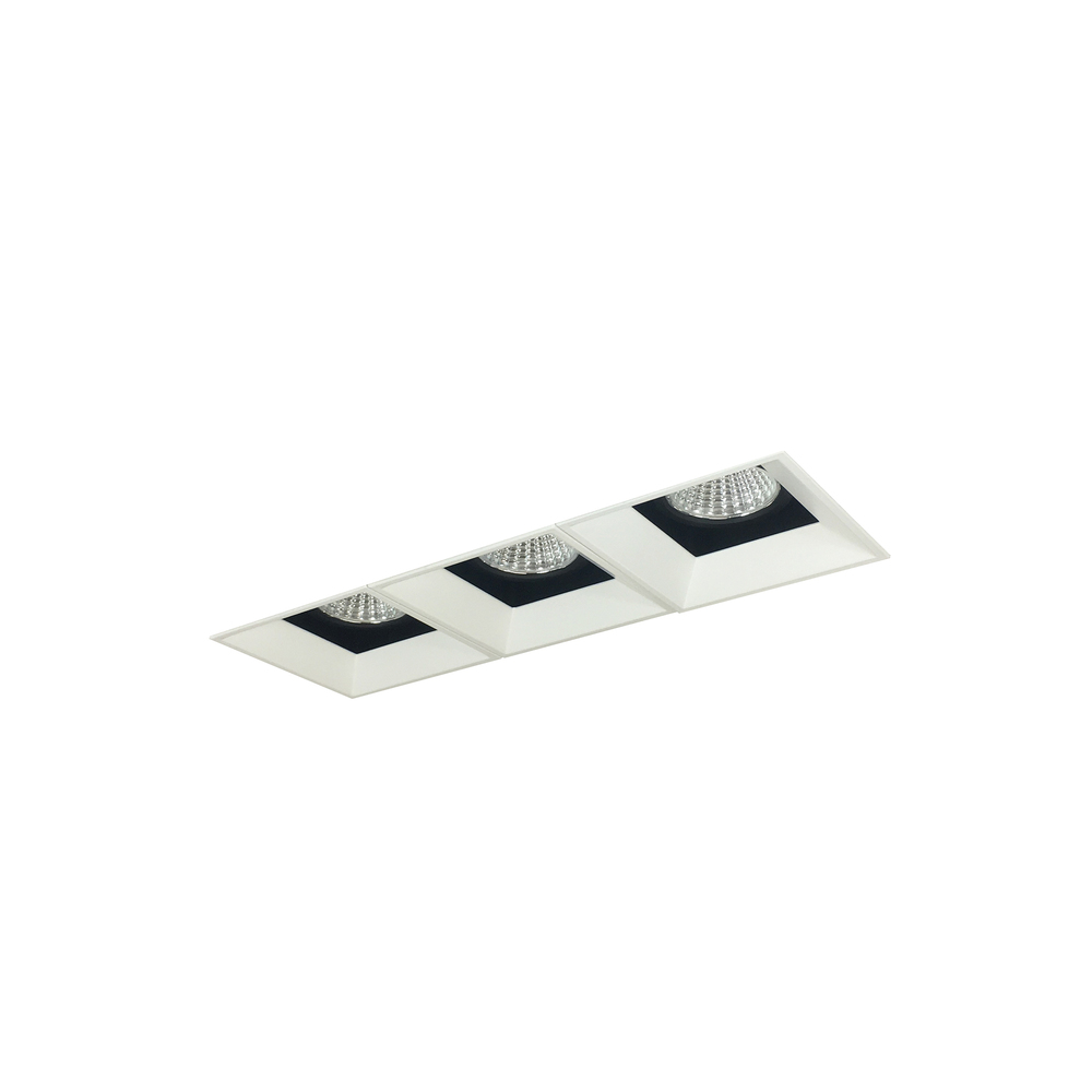 Iolite MLS 3-Head Trimless Reflector Kit, 4000K, 1000lm, Black/MPW Fixed Downlt. Trims