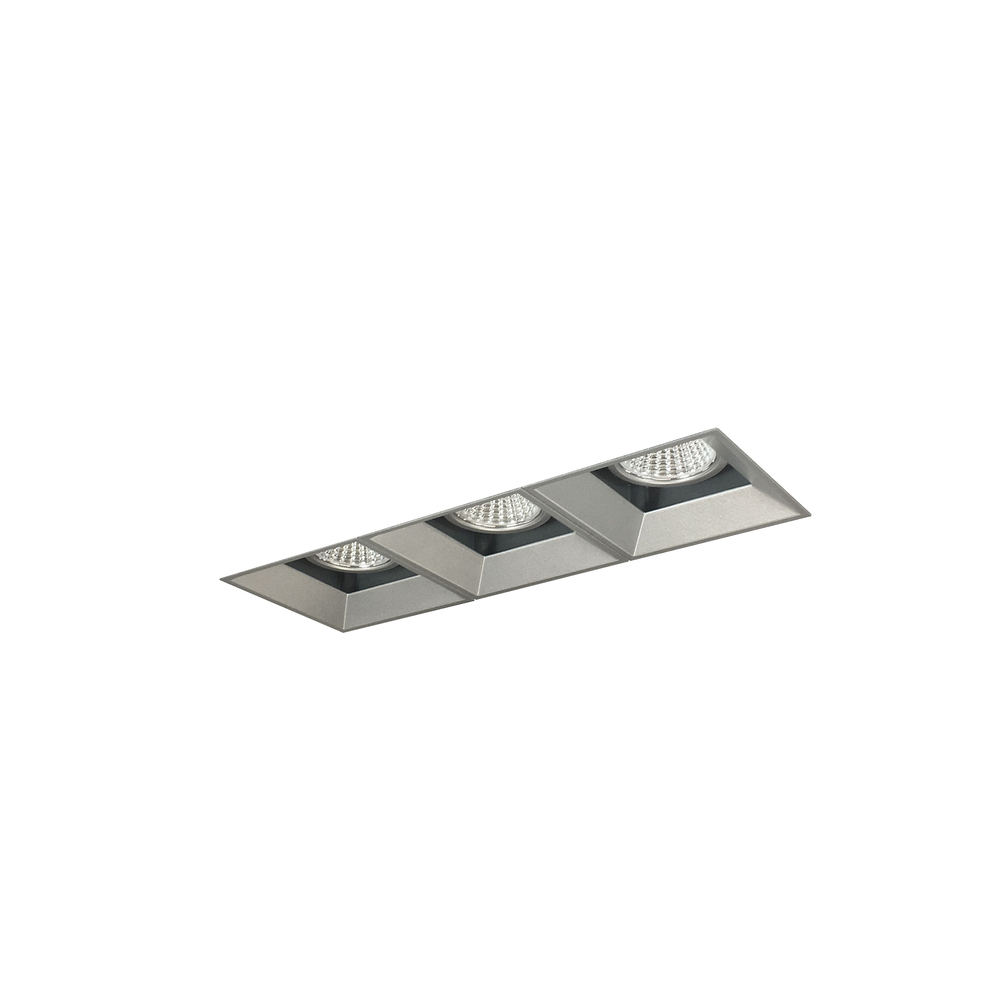 Iolite MLS 3-Head Trimless Reflector Kit, 4000K, 1000lm, Haze Fixed Downlt. Trims