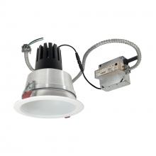 Nora NCR3-61L635FP01MPW - 6" Sapphire III Retrofit, Matte Powder White Reflector/Matte Powder White Flange, 120V; Phase