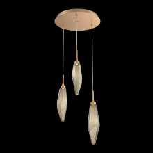 Hammerton CHB0050-03-NB-CB-C01-L1 - Rock Crystal Round 3pc Multi-Pendant