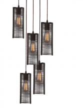 Hammerton CHB0020-11-CS-0-C01-E2 - Downtown Mesh Round Multi-Pendant-11