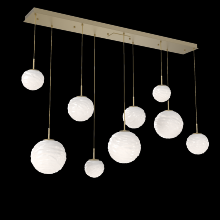 Hammerton PLB0092-09-GB-WL-C01-L3 - Gaia Linear 9pc Multi-Pendant
