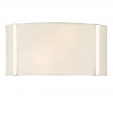 Crystorama FUL-902-PN - Fulton 2 Light Polished Nickel Sconce