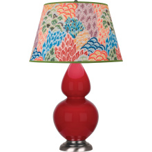 Robert Abbey RR22S - Ruby Red Double Gourd Table Lamp