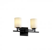 Justice Design Group FSN-8702-30-MROR-MBLK - Aero 2-Light Bath Bar