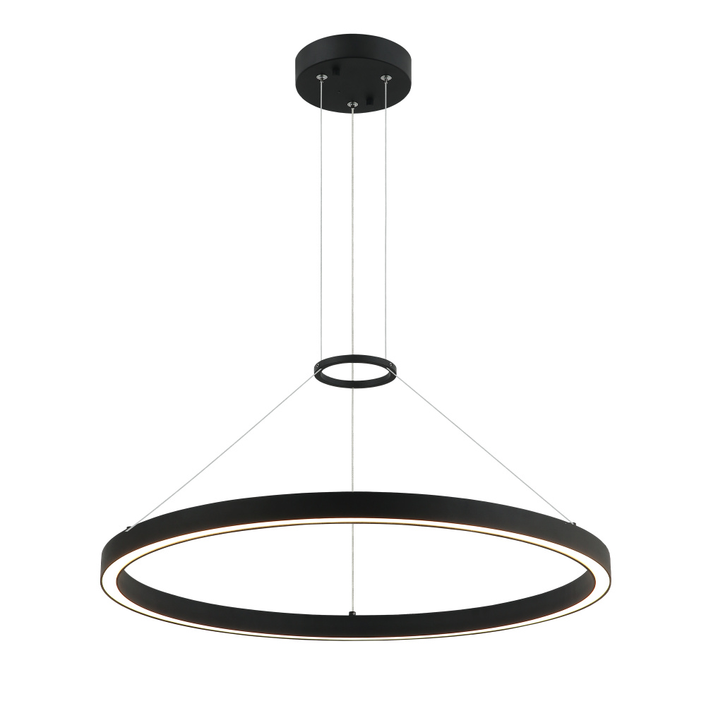 O'Hara Matte Black Chandelier