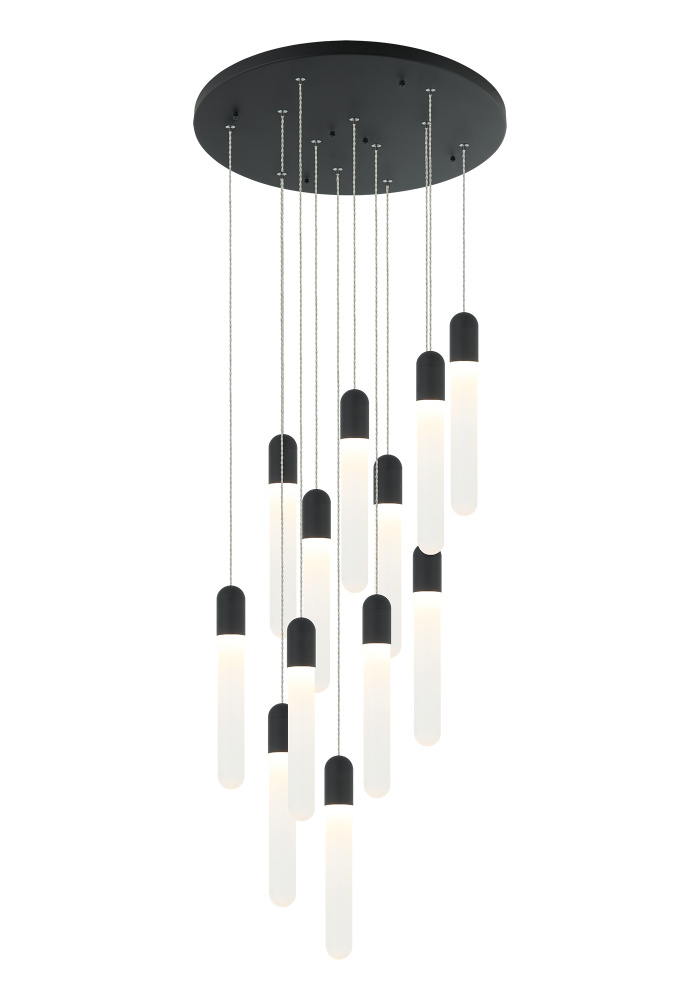 Aydin Matte Black Pendant