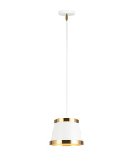 Matteo Lighting C62901WHAG - Caske White Pendant