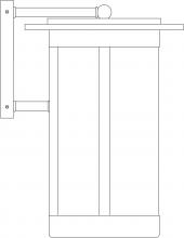 Arroyo Craftsman SAB-11RM-BZ - 11" Santorini Wallmount