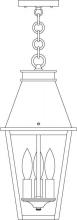 Arroyo Craftsman CRH-8RM-RB - 8" croydon pendant