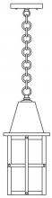 Arroyo Craftsman HH-6RM-MB - 6" hartford  pendant