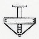 Arroyo Craftsman PIH-11EOF-S - 11" pasadena inverted ceiling mount without filigree (empty)