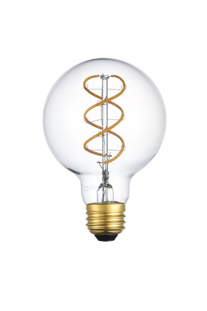 LED Decorative Helix vertical 3000K filament 6 watts 420 lumens G25 light bulb