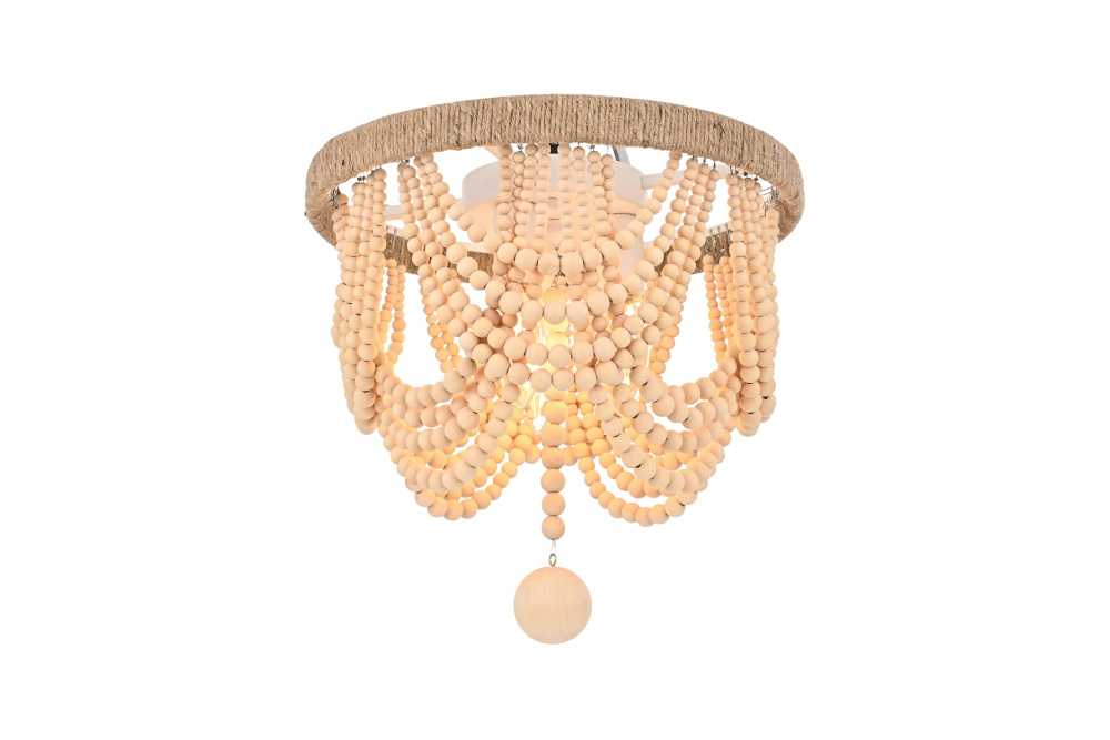 Flush Mount D12" H14" Beige