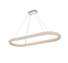 Elegant 3800D50L1C - Bowen Hang L50.5" W20" H2.5" LED 56W DIM 3CCT  Chrome