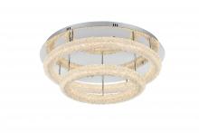 Elegant 3800F30L2C - Bowen Flush D29.5''H10''LED 62W Chrome