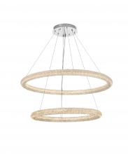 Elegant 3800G42C - Bowen Hang D41.7"+D31.5"H12"LED 106W L2 Chrome