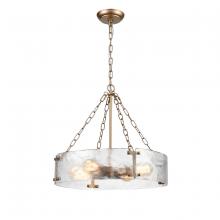 ELK Home H0019-9623 - Cristata 20'' Wide 4-Light Pendant - Aged Brass