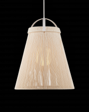 Currey 9000-1153 - Parnell Large White Pendant